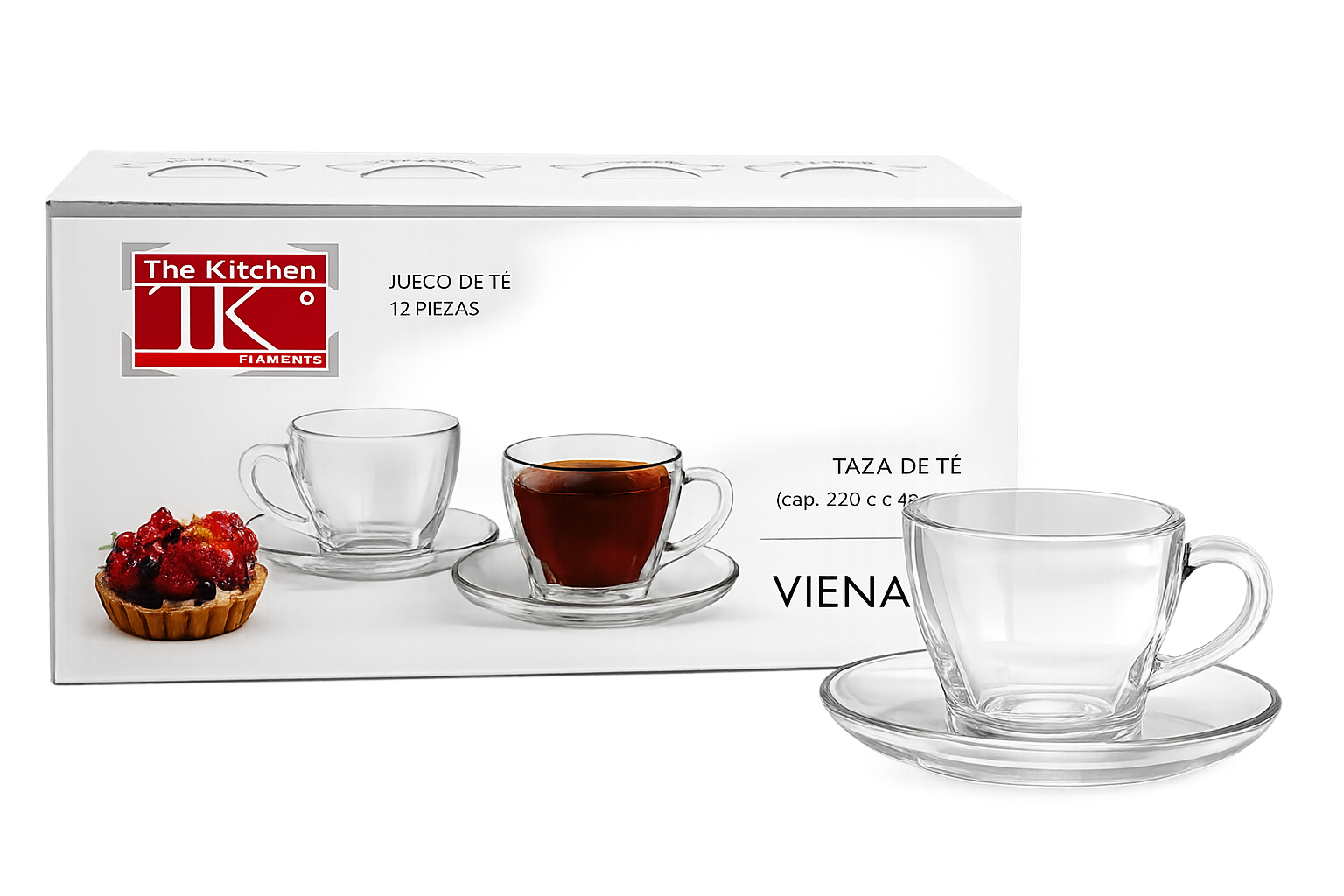 SET 6 TAZAS DE TE MOROCCO VIENA 230ML